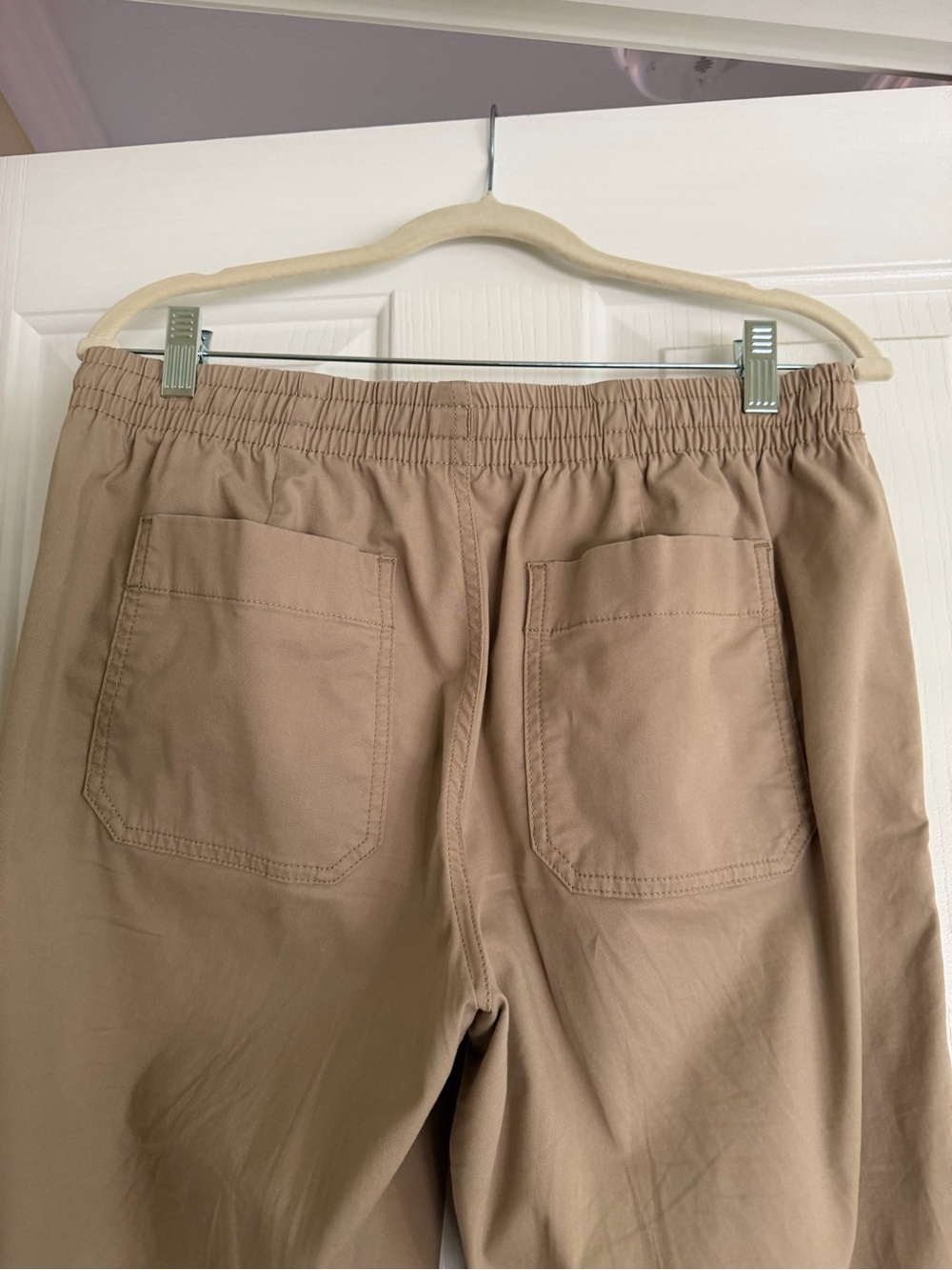 L.L. Bean Lakewashed Pull-on Wide-Leg Chinos - Picture 8 of 9